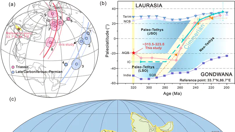 Late Carboniferous Paleomagnetism From North Qiangtang Block Reveals a Multibranched Paleo-Tethys Ocean
